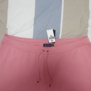 Polo fleece shorts sz 2xb rose